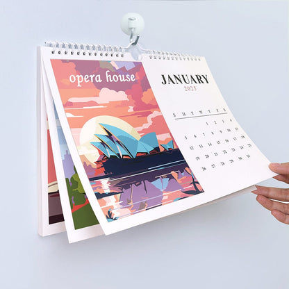 ColourMost™ 2025 Calendar Series – World Scenic Spots / Animal Series /Paint by Numbers(28.3cm x 21cm)