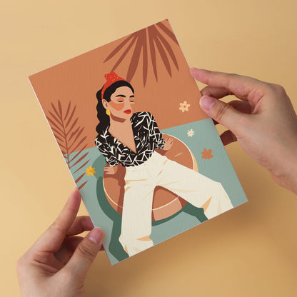Mini Paint by Numbers Kit – Tropical Muse | 6 Canvas Panels
