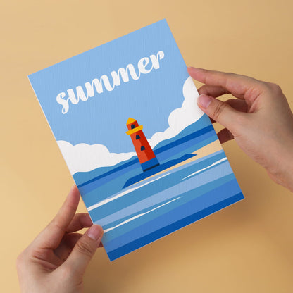 Mini Paint by Numbers Kit - Endless Summer ｜6 Canvas Panels