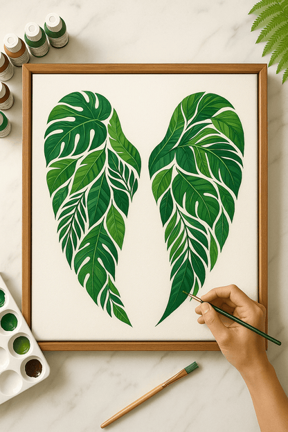 "Serenity Mandalas" Series - Botanical P251126#24 | Original Paint by Numbers (16"x20" / 40x50cm)