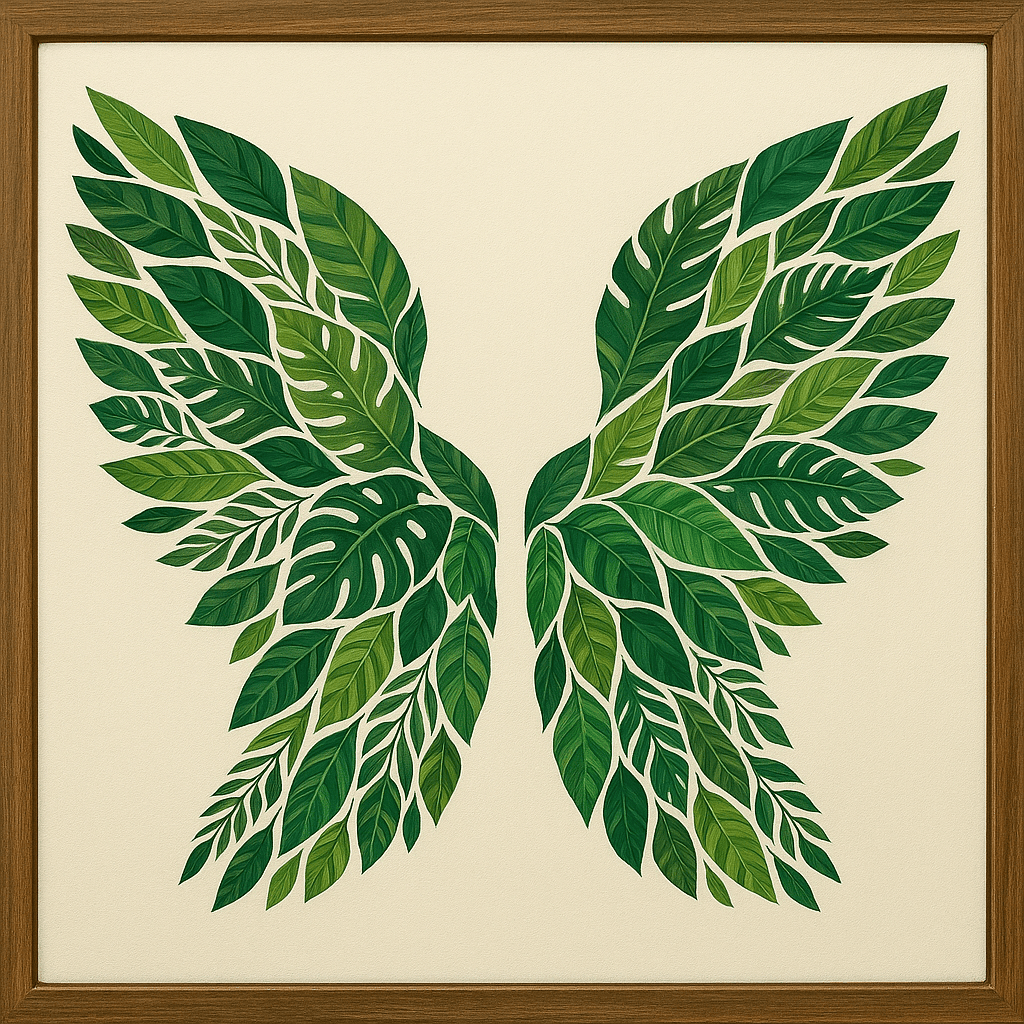 "Serenity Mandalas" Series - Botanical P251126#27 | Original Paint by Numbers (16"x16" / 40x40cm)