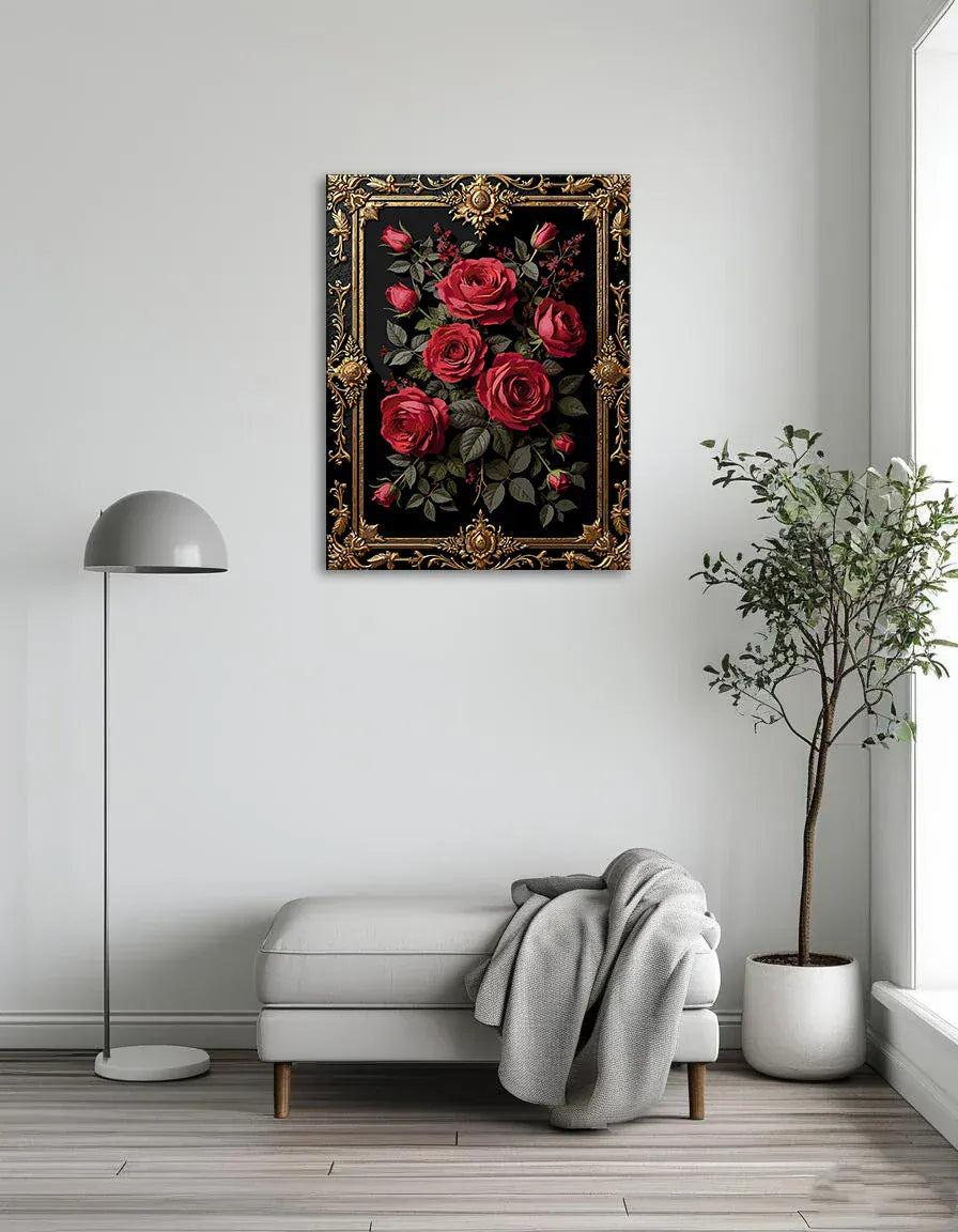 Crimson Reverie ｜ DIY Paint by Numbers (16"x20" / 40x50cm)