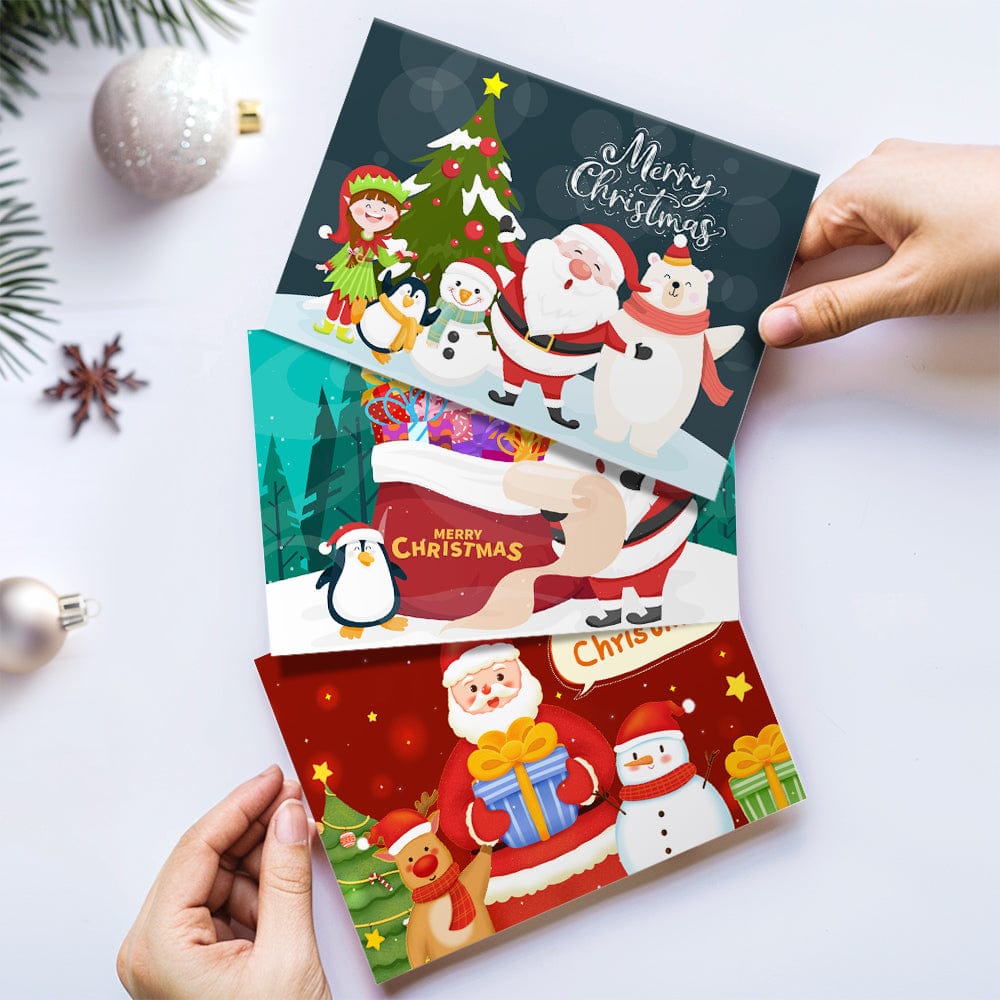 "Christmas card-6Pcs" Series by ColourMost™ #01 | Paint by Numbers(25.8cm*18cm)