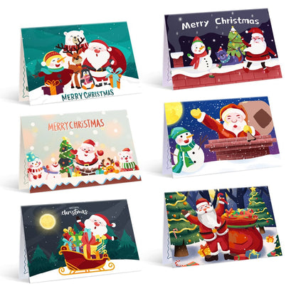 "Christmas card-6Pcs" Series by ColourMost™ #05 | Paint by Numbers(25.8cm*18cm)