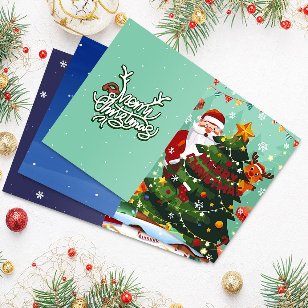 "Christmas card-6Pcs" Series by ColourMost™ #02 | Paint by Numbers(25.8cm*18cm)