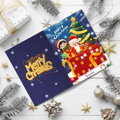 "Christmas card-6Pcs" Series by ColourMost™ #02 | Paint by Numbers(25.8cm*18cm)