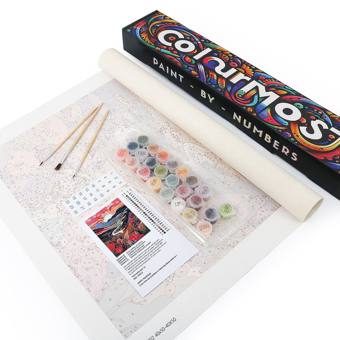 Sweet Scoops Series – Paint by Numbers Kits for Adults | DIY Art for Dessert Lovers