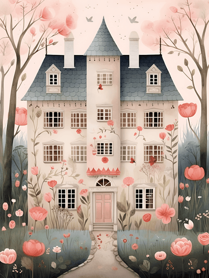 "Blossom Manor" by ColourMost™ | Valentine #02 | Original Paint by Numbers