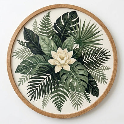 "Serenity Mandalas" Series - P260326#01 | Original Paint by Numbers (40cm / 16" Diameter)
