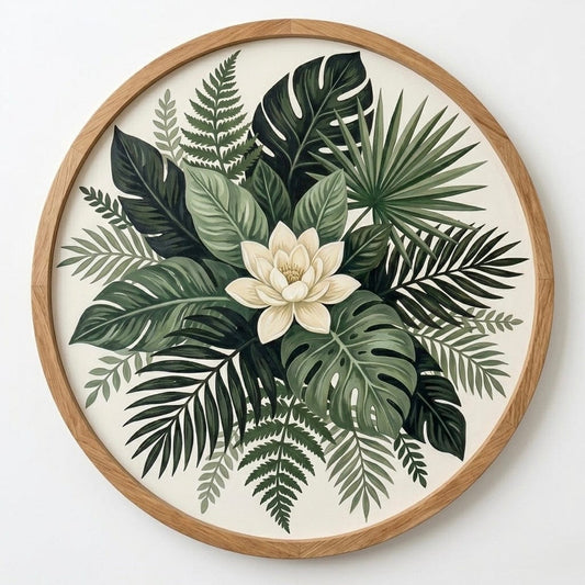 "Serenity Mandalas" Series - P260326#01 | Original Paint by Numbers (40cm / 16" Diameter)