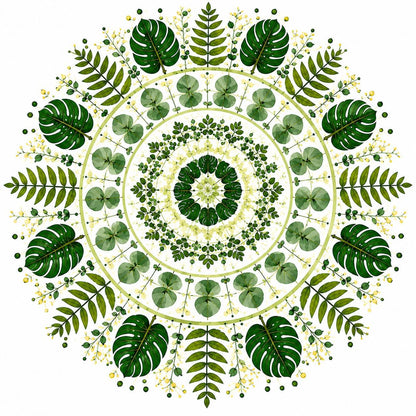 "Serenity Mandalas" Series - P2605230#01 | Original Paint by Numbers (16"x16" / 40x40cm)