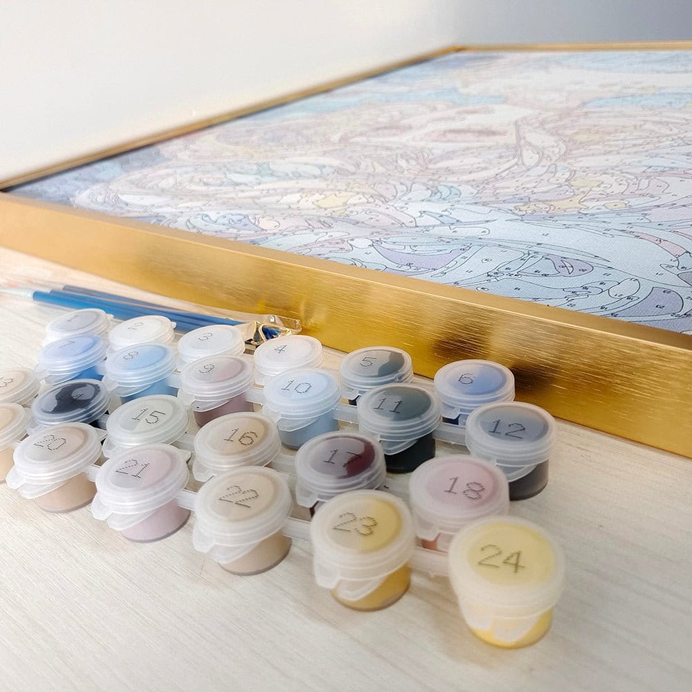 Painted Memory - Custom Painting By Numbers Kit – MYSTICHOT