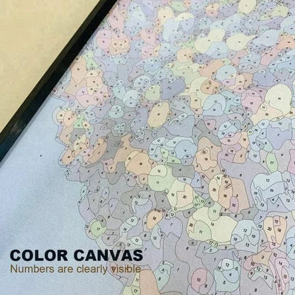 ColourMost™ DIY Painting By Numbers -The cat with the glasses (16"x20")