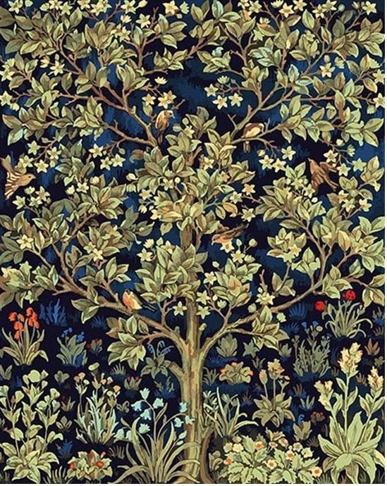 DIY Painting By Numbers Tree Of Life by William Morris