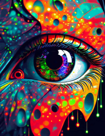 ColourMost™ Mystical Eyes Collection (EXCLUSIVE) - Neon Mysticism (16"x20")