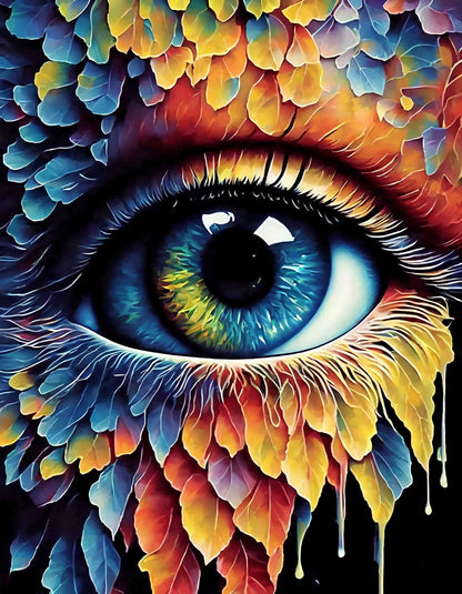ColourMost™ Mystical Eyes Collection (EXCLUSIVE) - Leafy Vision (16"x20")