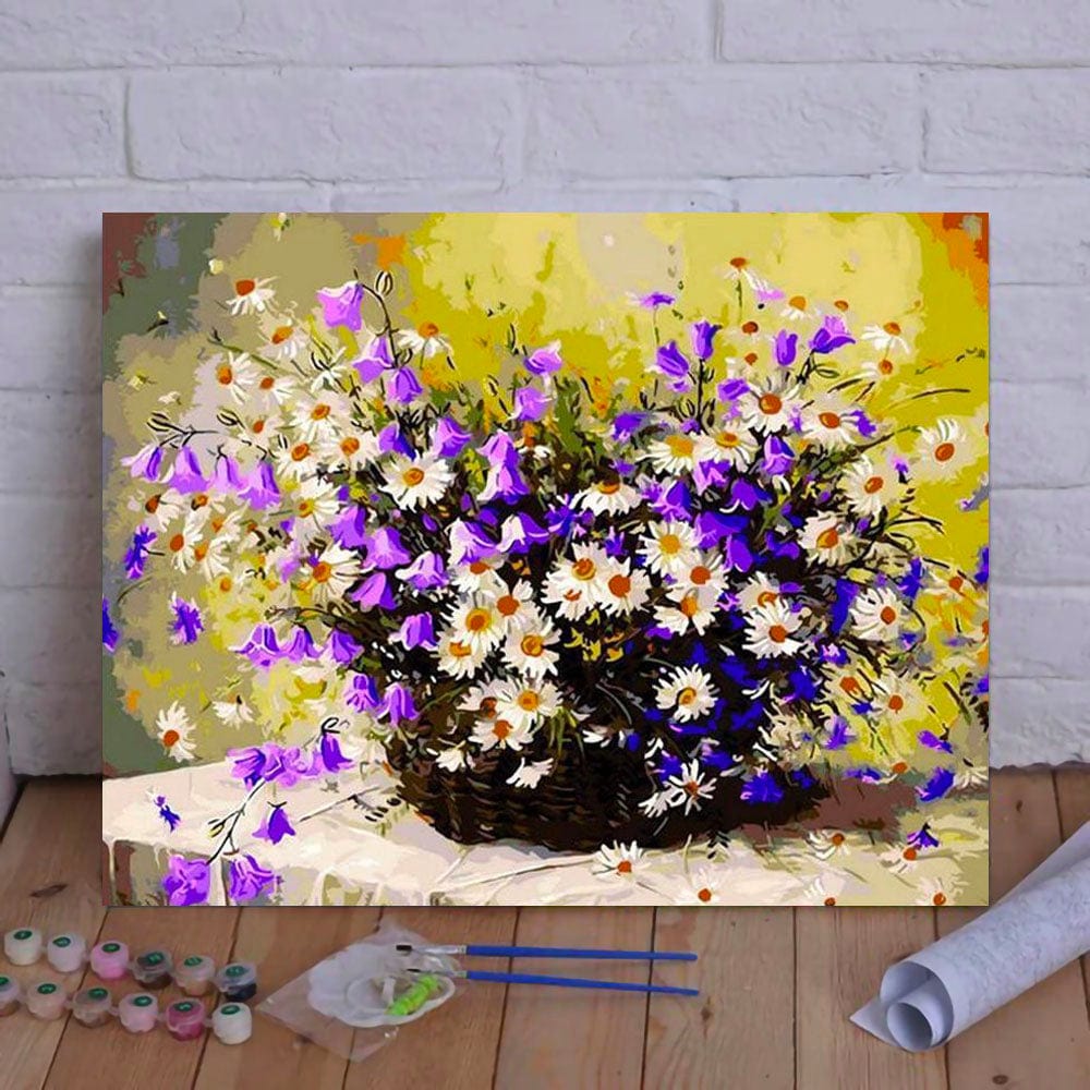 DIY Painting By Numbers - Daisy