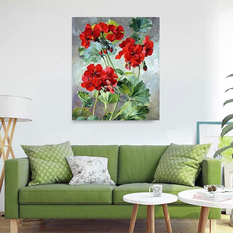 ColourMost™ DIY Painting By Numbers -Rose Geranium (16