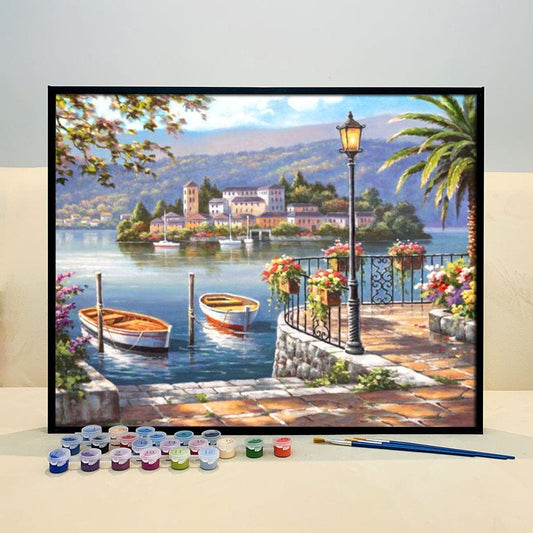 DIY Painting By Numbers - Lakeside