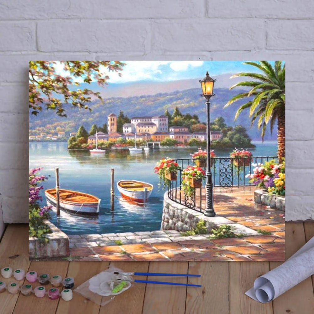 DIY Painting By Numbers - Lakeside
