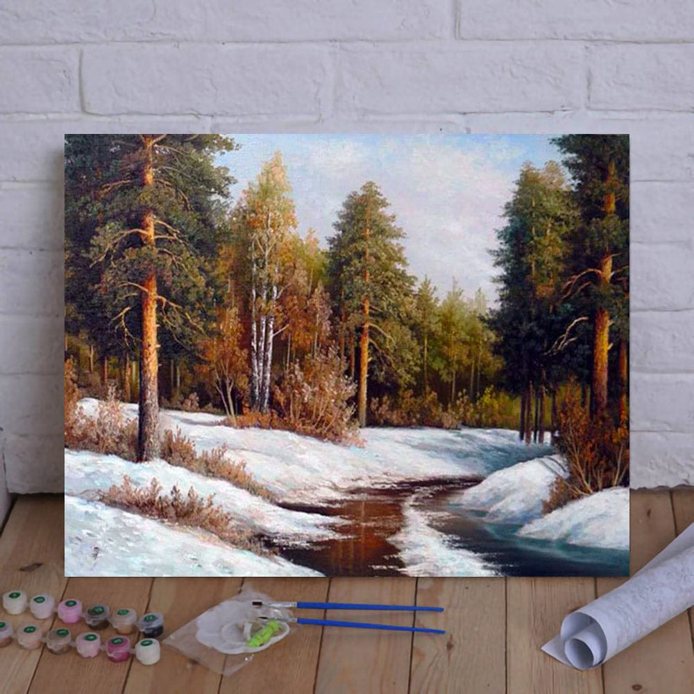 DIY Painting By Numbers -Forest