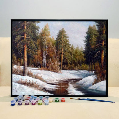 DIY Painting By Numbers -Forest