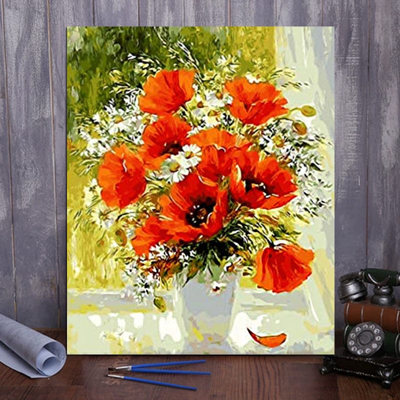 DIY Painting By Numbers - Flower