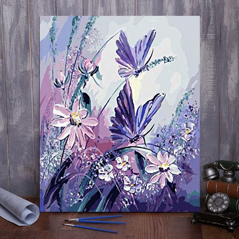 DIY Painting By Numbers - Butterflies