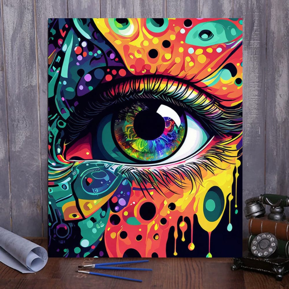 ColourMost™ Mystical Eyes Collection (EXCLUSIVE) - Futuristic Fascination (16"x20")