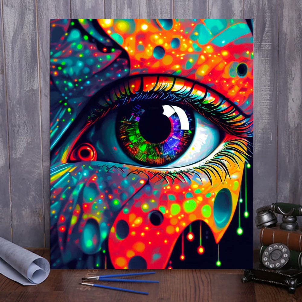 ColourMost™ Mystical Eyes Collection (EXCLUSIVE) - Neon Mysticism (16"x20")