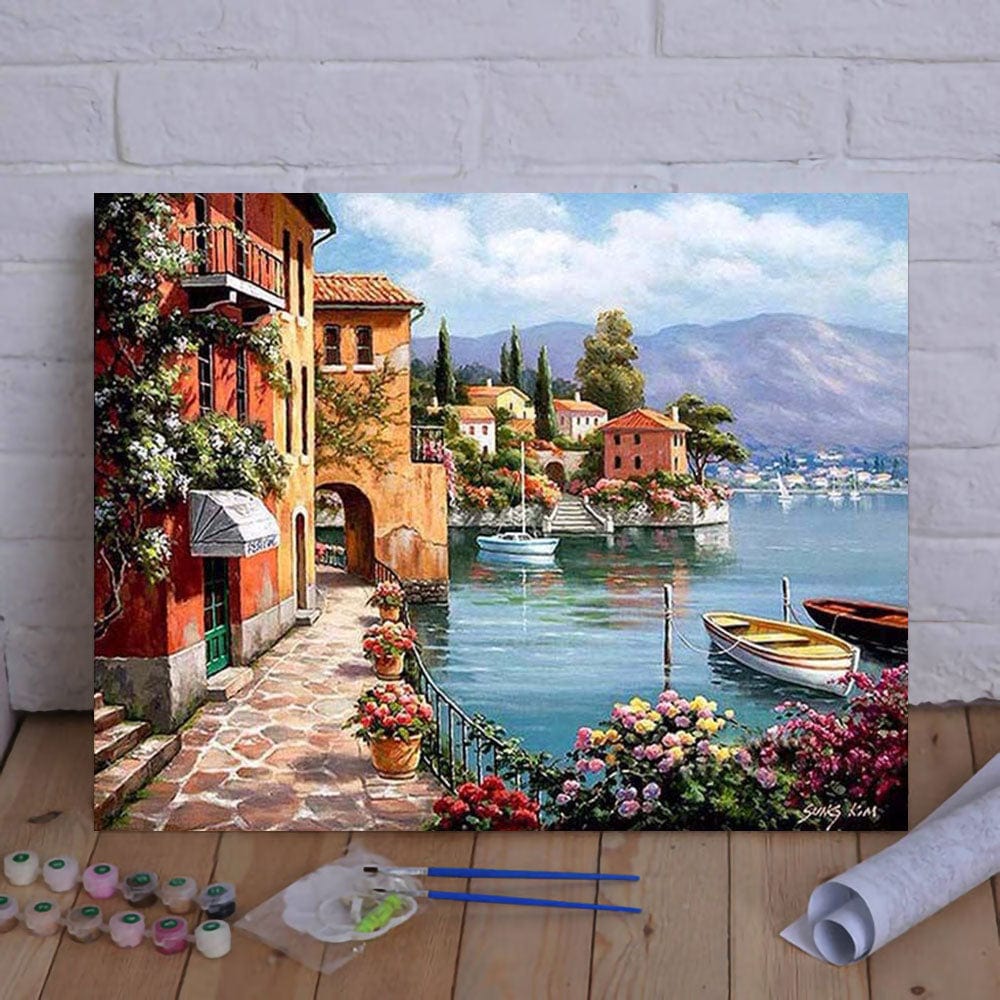 DIY Painting By Numbers - Seascape Resort