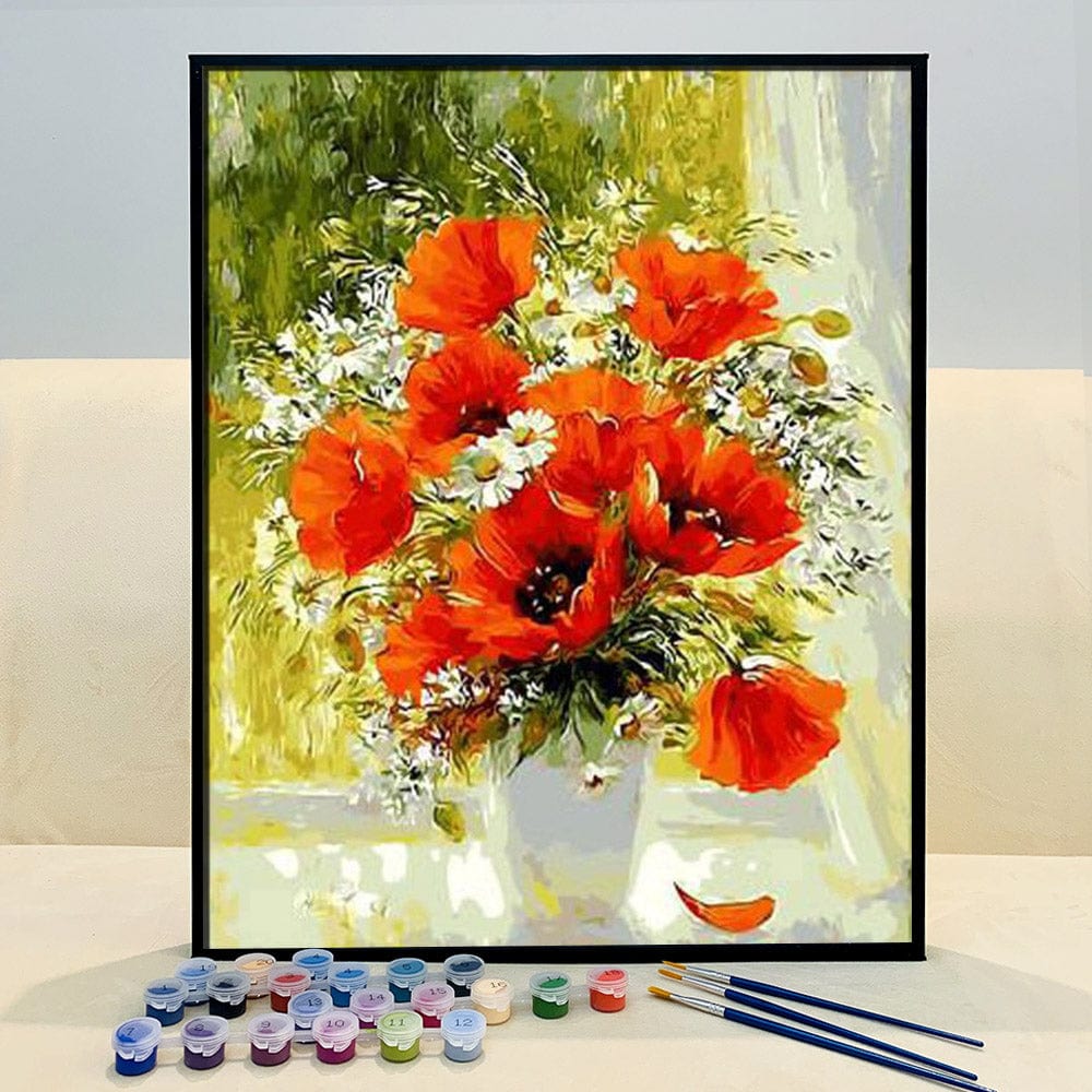 DIY Painting By Numbers - Flower