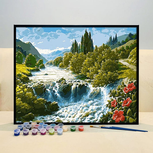 DIY Painting By Numbers - Landscape