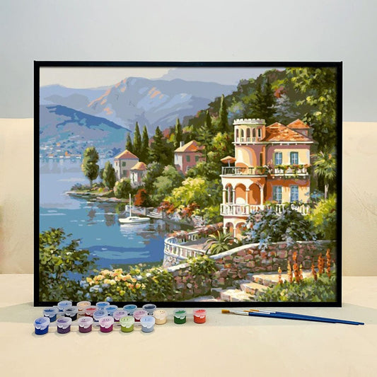 DIY Painting By Numbers - Lakeside