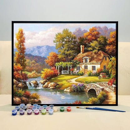 DIY Painting By Numbers - Fairyland Landscape