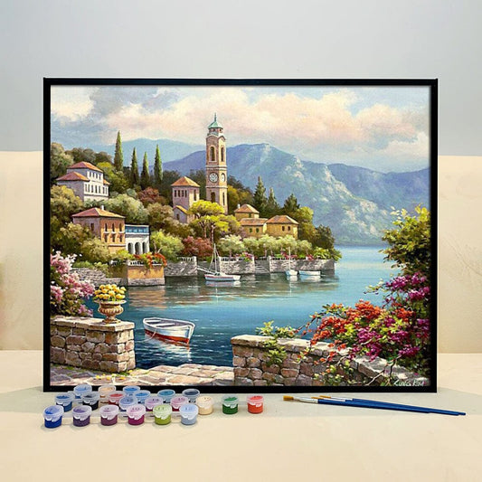 DIY Painting By Numbers - Lakeside