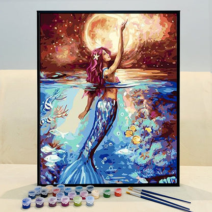 DIY Painting By Numbers -Mermaid
