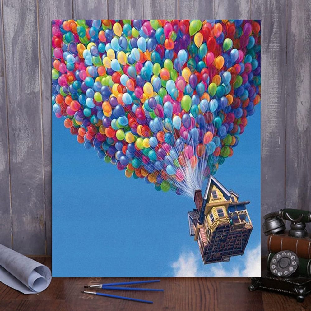 DIY Painting By Numbers - Hot-Air Balloon