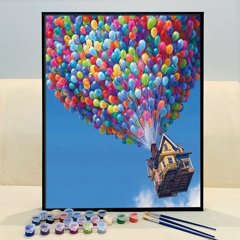 DIY Painting By Numbers - Hot-Air Balloon
