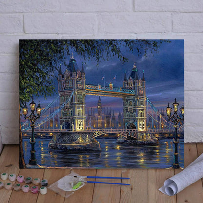 DIY Painting By Numbers - London Tower Bridge