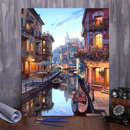 DIY Painting By Numbers - Venice