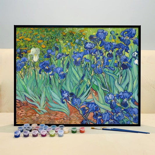 DIY Painting By Numbers - Irises - Van Gogh