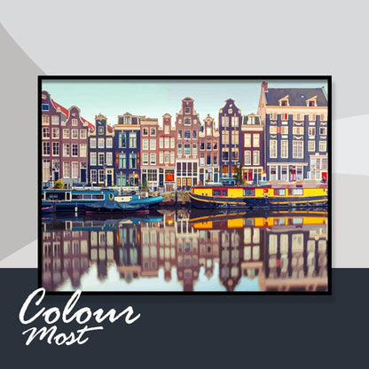 ColourMost™ DIY Painting By Numbers - Amsterdam (16"x20" / 40x50cm)