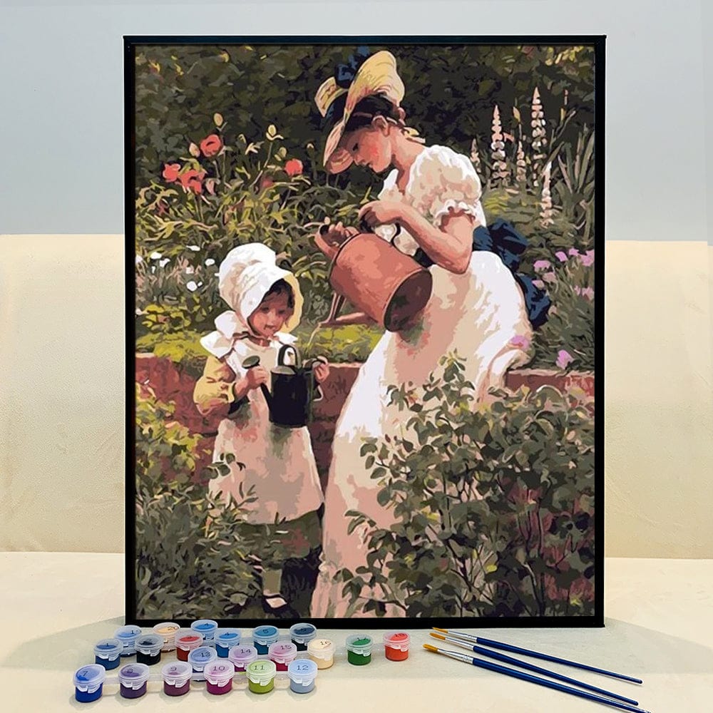 ColourMost™ DIY Painting By Numbers - Mother and daughter (16"x20")