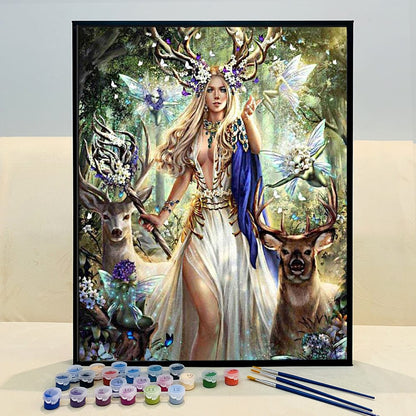 ColourMost™ DIY Painting By Numbers -Forest Queen(16"x20")