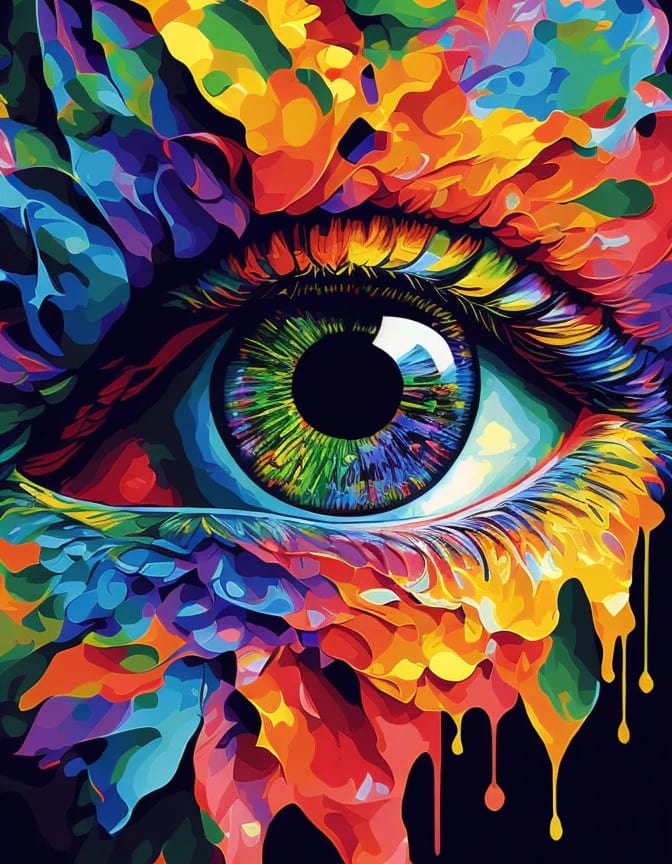 ColourMost™ Mystical Eyes Collection (EXCLUSIVE) - Determination (16"x20")