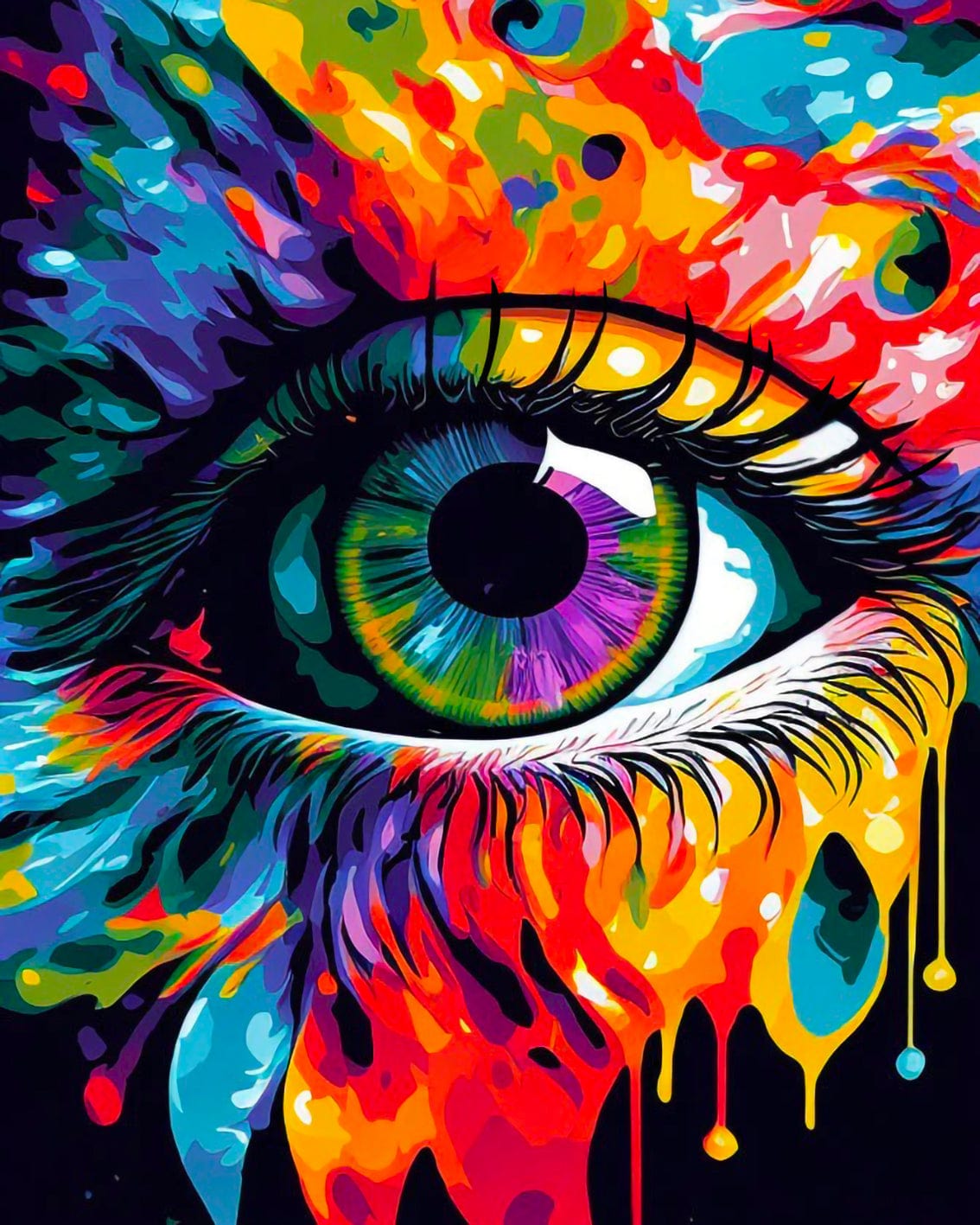 ColourMost™ Mystical Eyes Collection (EXCLUSIVE) - Glow (16"x20")