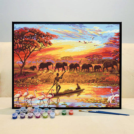 ColourMost™ DIY Painting By Numbers - African Grassland