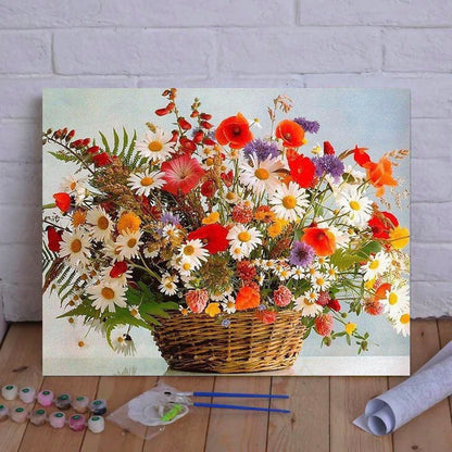 DIY Painting By Numbers -Bouquet