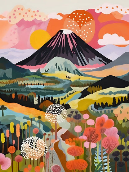 "Colorful Yellowstone" Series by ArtVibe™ #01 - 'Nova' | Original Paint by Numbers - ArtVibe Paint by Numbers